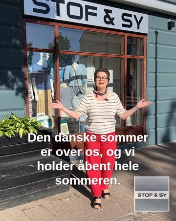 Sommer åbent i butikken